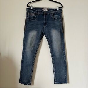 Monarchy Collection Vintage Embroidered Jeans Size 36